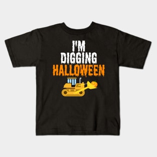 I'm digging halloween Kids T-Shirt